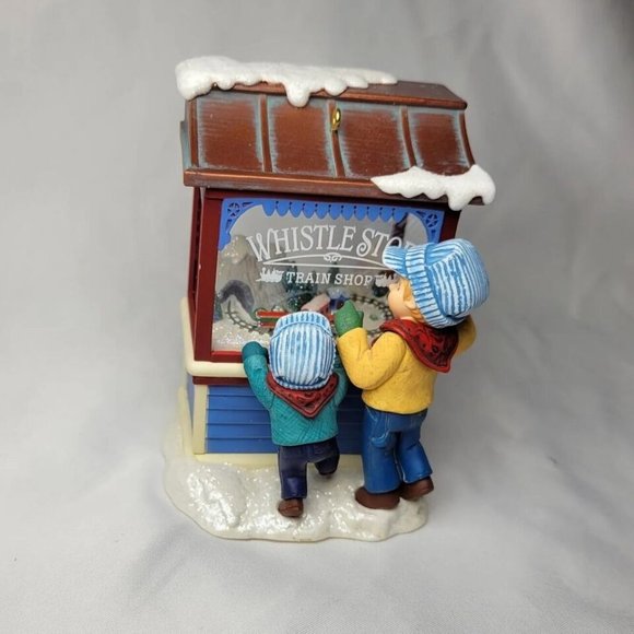 Hallmark Christmas Window Whistle Stop Train Ornament 2007 with box - Picture 5 of 5